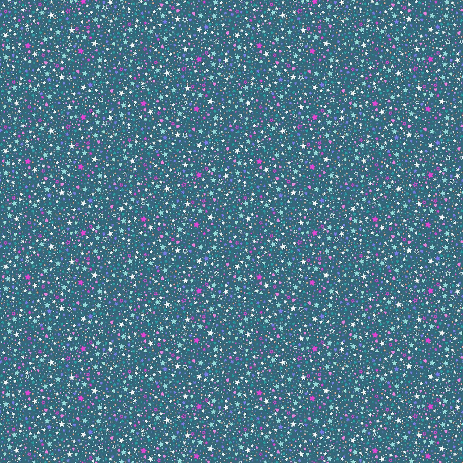 Fairy Dust - Sparkle - Teal M053T Makower UK