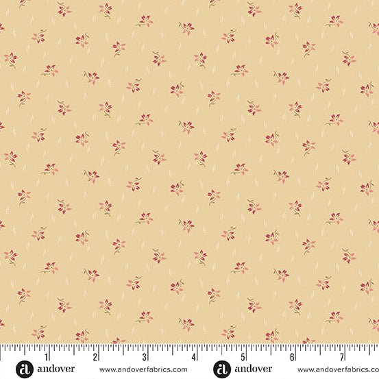 Wildflower Cottage by Renée Nanneman A1594N Daffodil Meadow Andover Fabrics