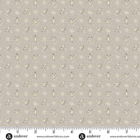 Wildflower Cottage by Renée Nanneman A1598C Cloud Meadowlarks Andover Fabrics