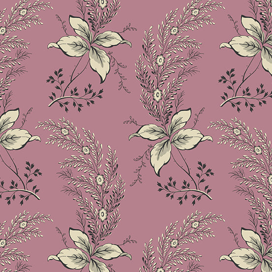 English Garden by Laundry Basket Quilts - A793P - Jam - Orchid - Andover fabrics