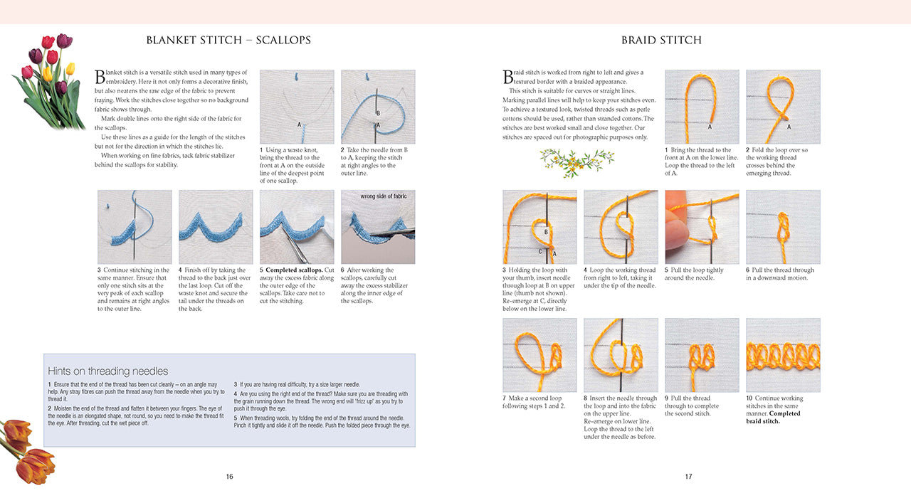 A-Z of Embroidery Stitches