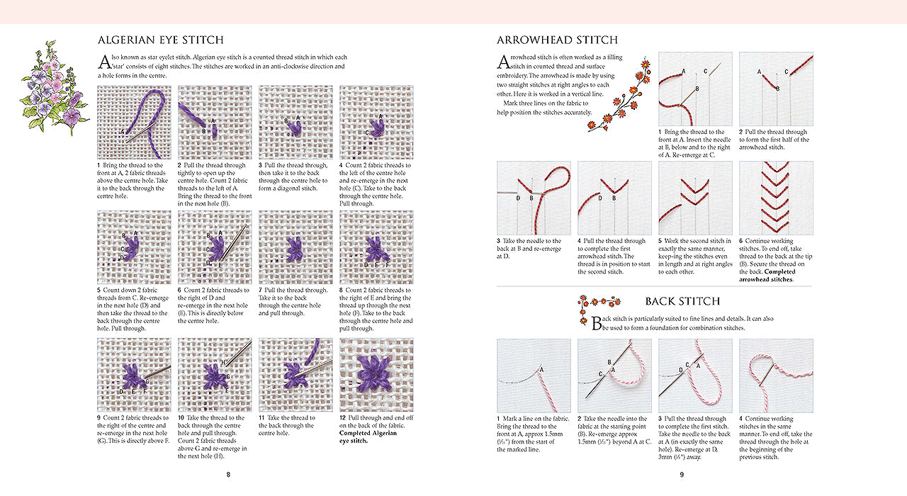 A-Z of Embroidery Stitches