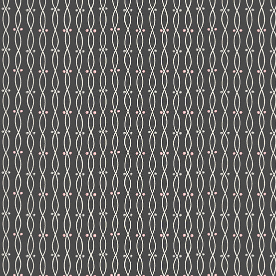 Tangent - Black Twist A776K Andover Fabrics