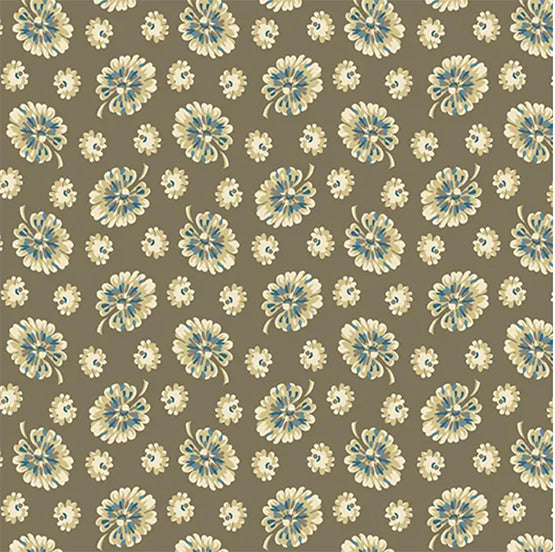 Cocoa Blue A596N Ochre Monstera Andover fabrics