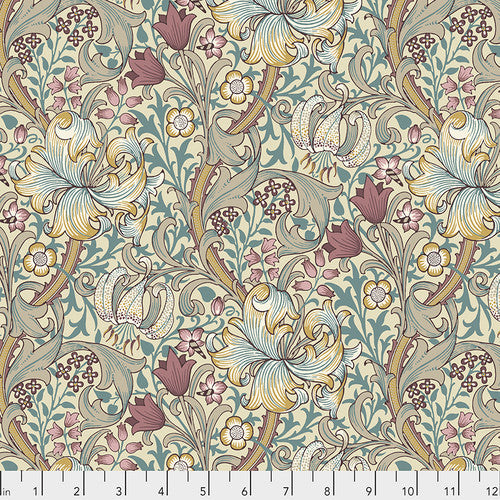 The Original Morris & Co Golden Lily Dusk PWWM028 FreeSpirit
