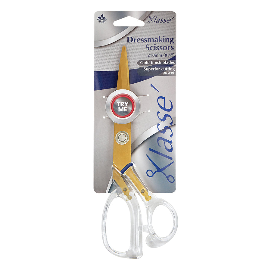 Klasse Gold Finish Dressmaking Scissors 210mm