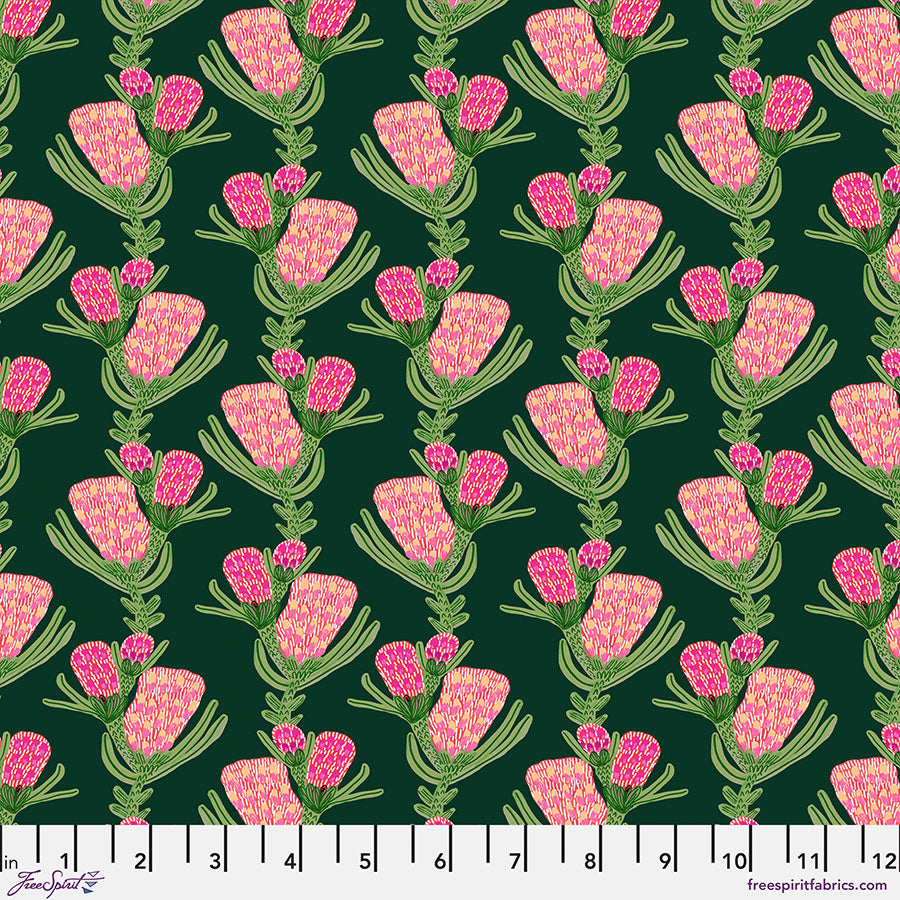 Paradise Blooms - Banksia Trail - Fern PWKI007.FERN FreeSpirit Fabrics