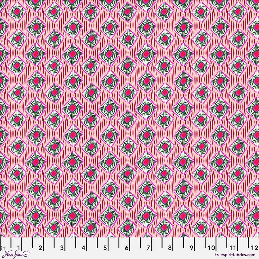 Paradise Blooms - Diamond Opulence - Pink  PWKI013.PINK FreeSpirit Fabrics