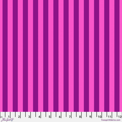 FABRIC SALE - minimum cut 50cm - Tent Stripe - Foxglove - PWTP069 - Tula Pink