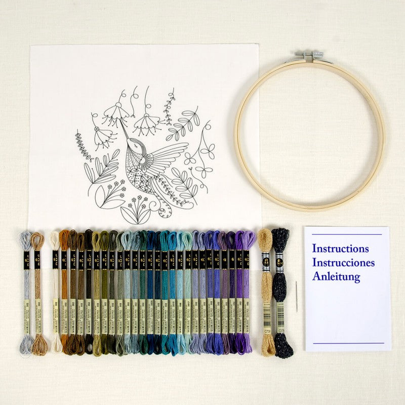 DMC Un Chat dans l’Aiguille Advanced Embroidery Kit Hummingbird