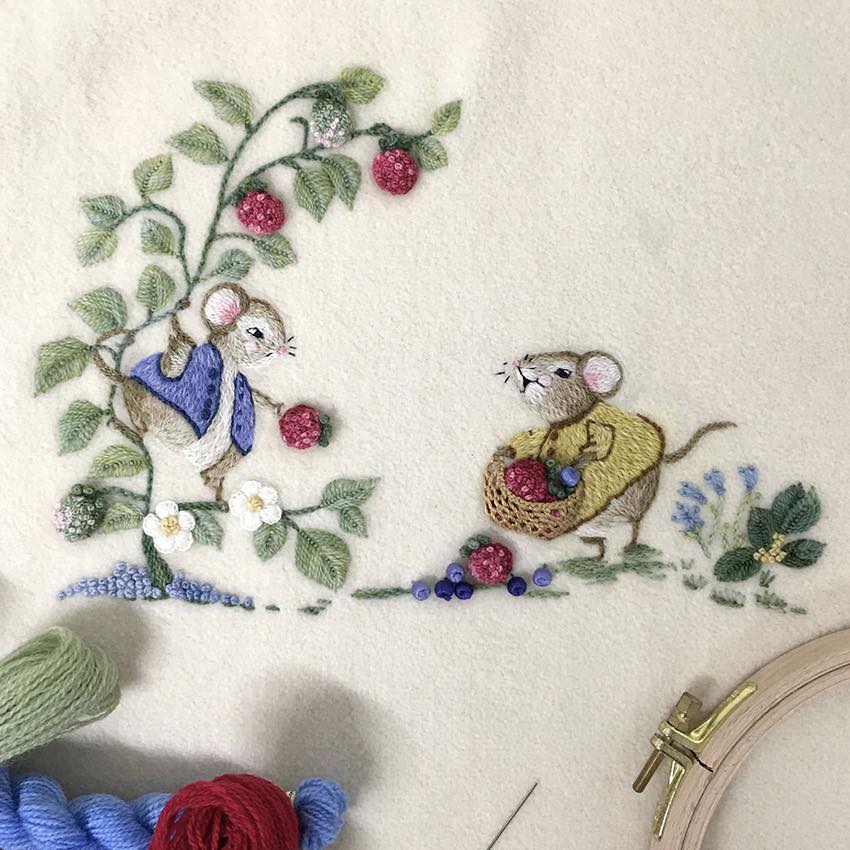 Embroidered Blankets Monday Afternoon Class