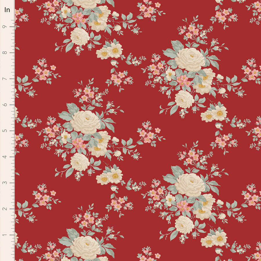 Tilda - Merry Little Christmas 100622 Carol Burgundy