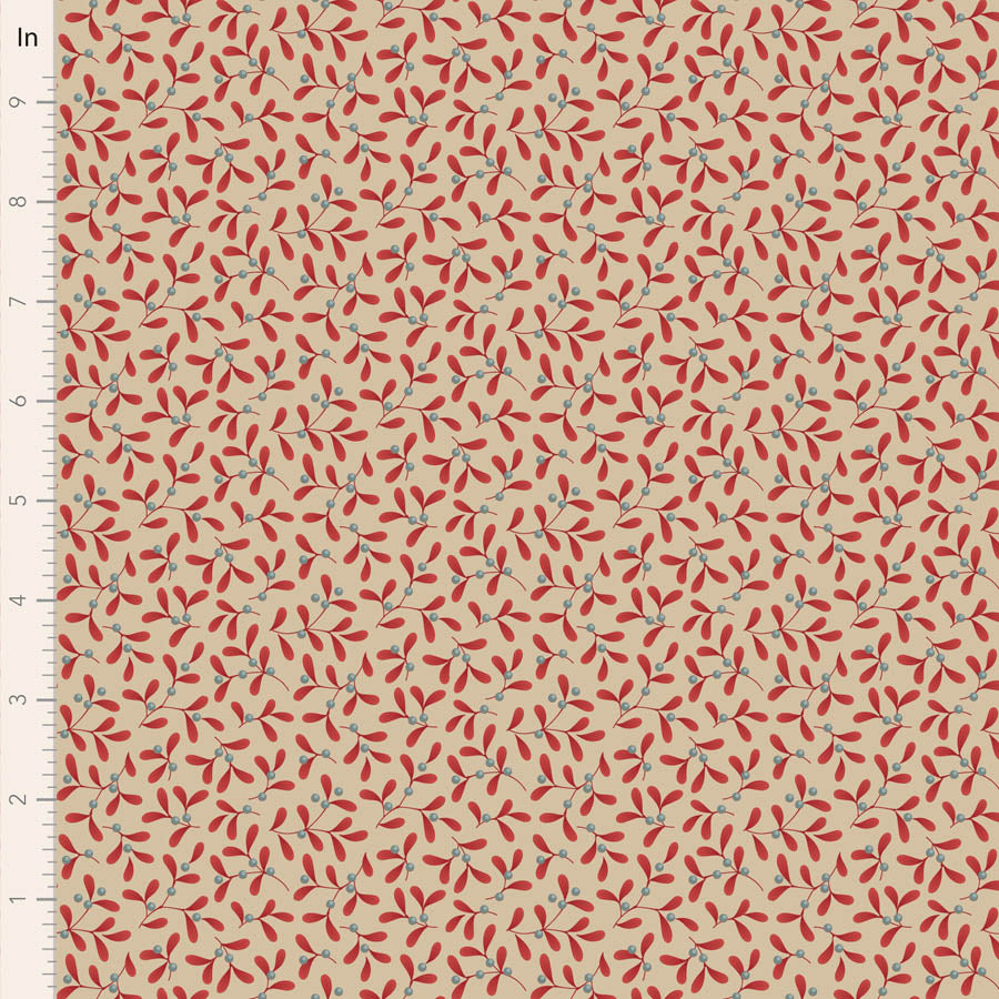 Tilda - Merry Little Christmas 100623 Mistletoe Red