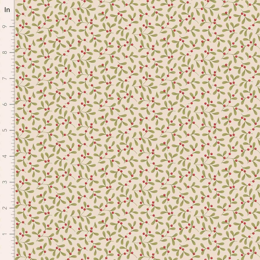 Tilda - Merry Little Christmas 100639 Mistletoe Cream