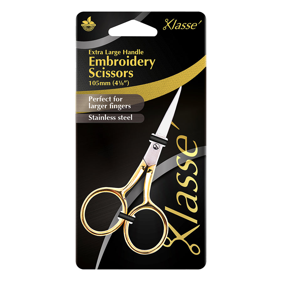 Klass long reach Embroidery Scissors 105mm