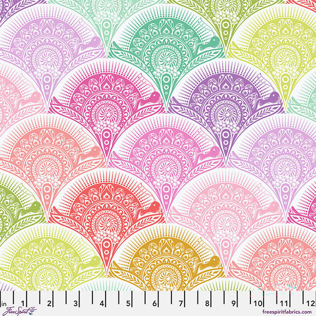 Tula Pink - Prince Charming Déjà Vu - Snail Scallop - PWTP277.SUGARRUSH FreeSpirit Fabrics