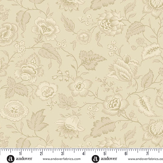 Wildflower Cottage by Renée Nanneman A1592L Linen Quaint Andover Fabrics