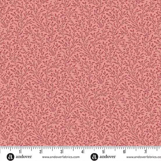 Wildflower Cottage by Renée Nanneman A1596R Carnation Heather Andover Fabrics