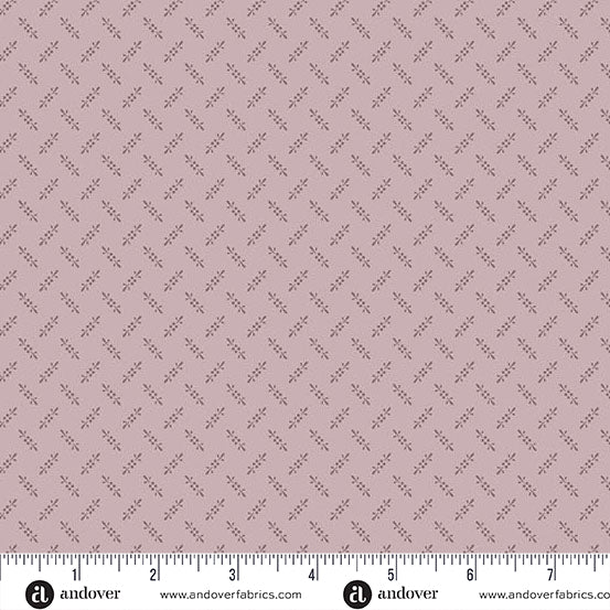 Wildflower Cottage by Renée Nanneman A1597P Lilac Fern Moss Andover Fabrics