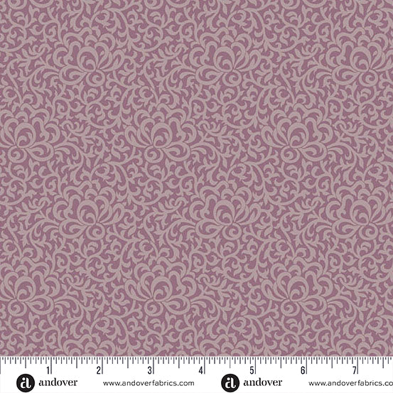 Wildflower Cottage by Renée Nanneman A1599P Violet Garden Gate Andover Fabrics