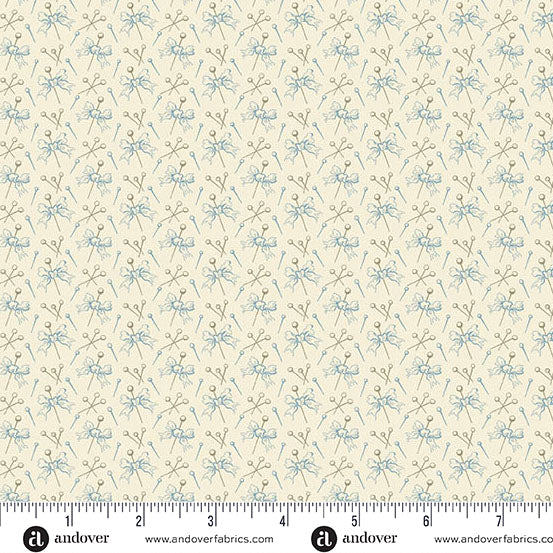 Sewing Bird by Laundry Basket Quilts A1607L Wool Pin Cushion Andover Fabrics