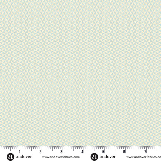 Sewing Bird by Laundry Basket Quilts A1609L Ice Half Square Triangle Andover Fabrics