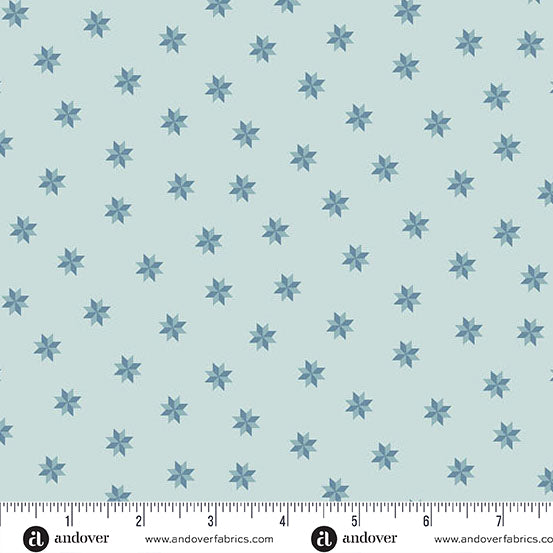 Sewing Bird by Laundry Basket Quilts A1610B Bluebonnets Le Moyne Star Andover Fabrics