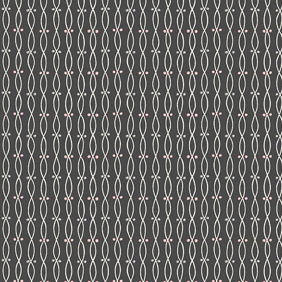 Tangent - Black Twist A776K Andover Fabrics