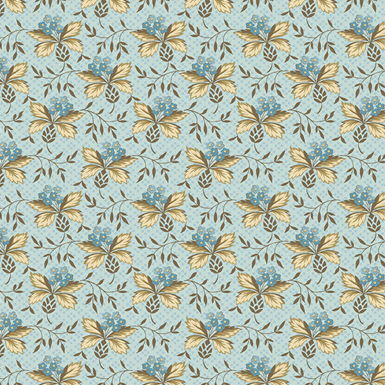 Cocoa Blue A603LB Powder Blue Thistle Andover fabrics