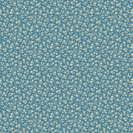 Cocoa Blue A730B Bluebell Snowberry Andover fabrics