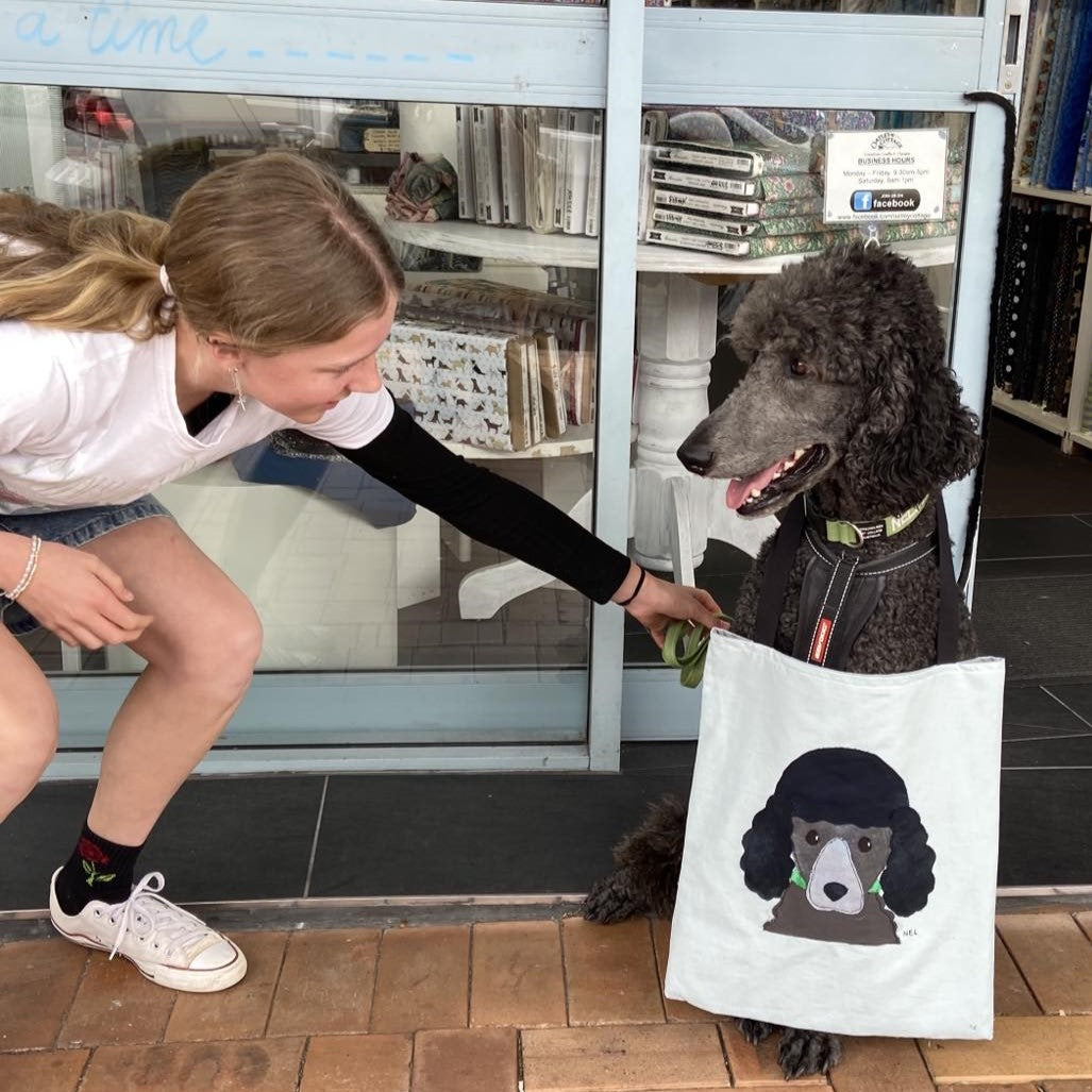 Creative Kids Can Sew Applique Dog  Bag Class