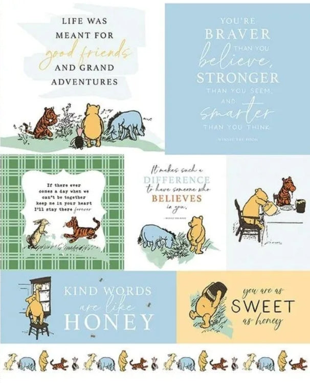 Winnie the Pooh - 35 1/2" x 43" Panel - C17006-PANEL