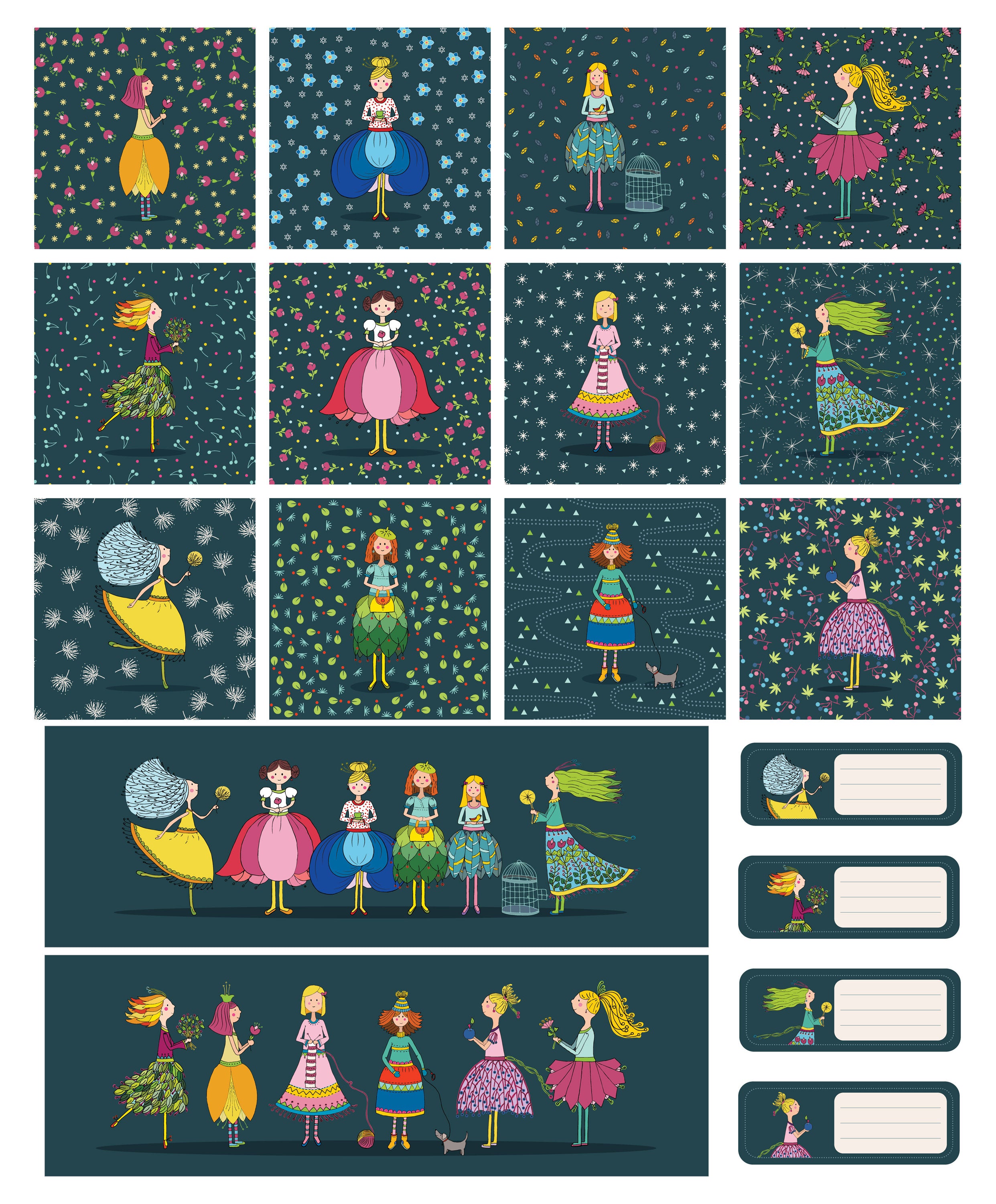 Fairytale by Monika Boldogh of MB Happy Sewing - DV6530 PANEL Devonstone Collection