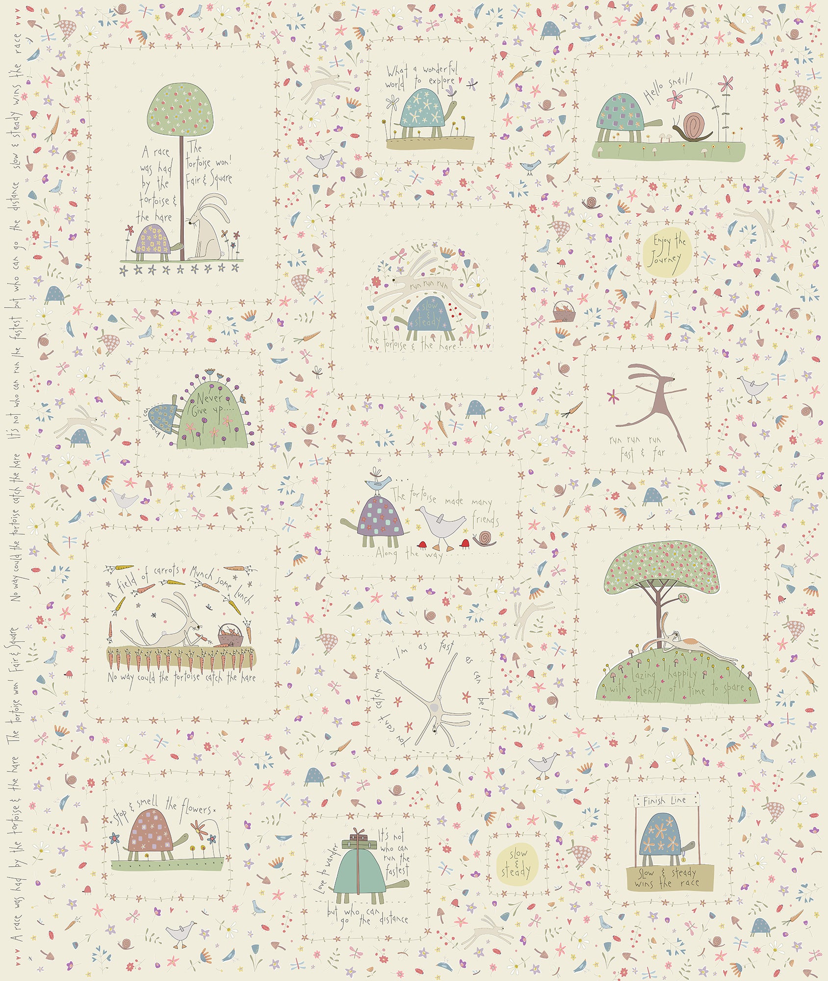 Slow and Steady DV7420 Panel - Cream Devonstone Collection