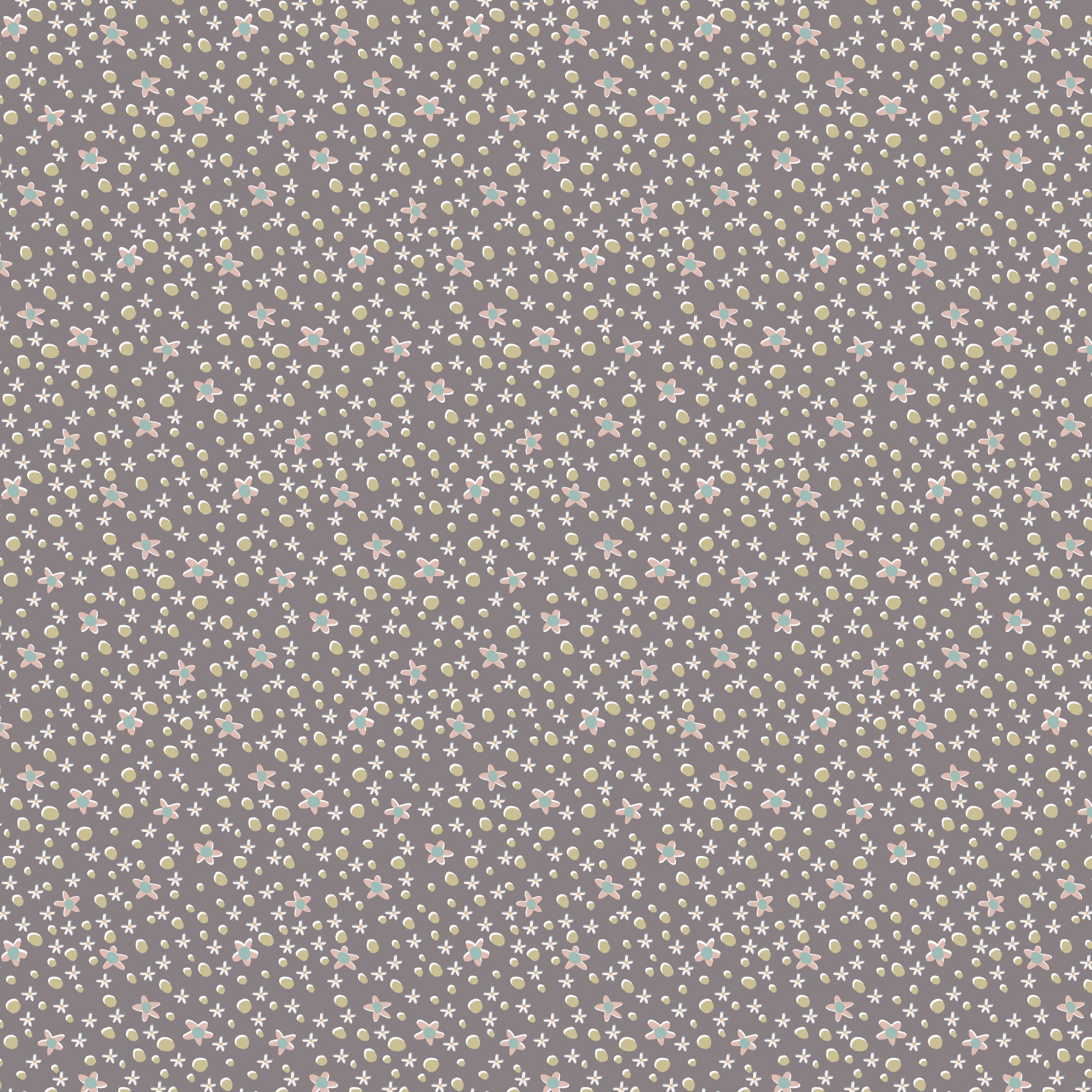 Slow and Steady DV7430 Daisy Spot - Charcoal Devonstone Collection