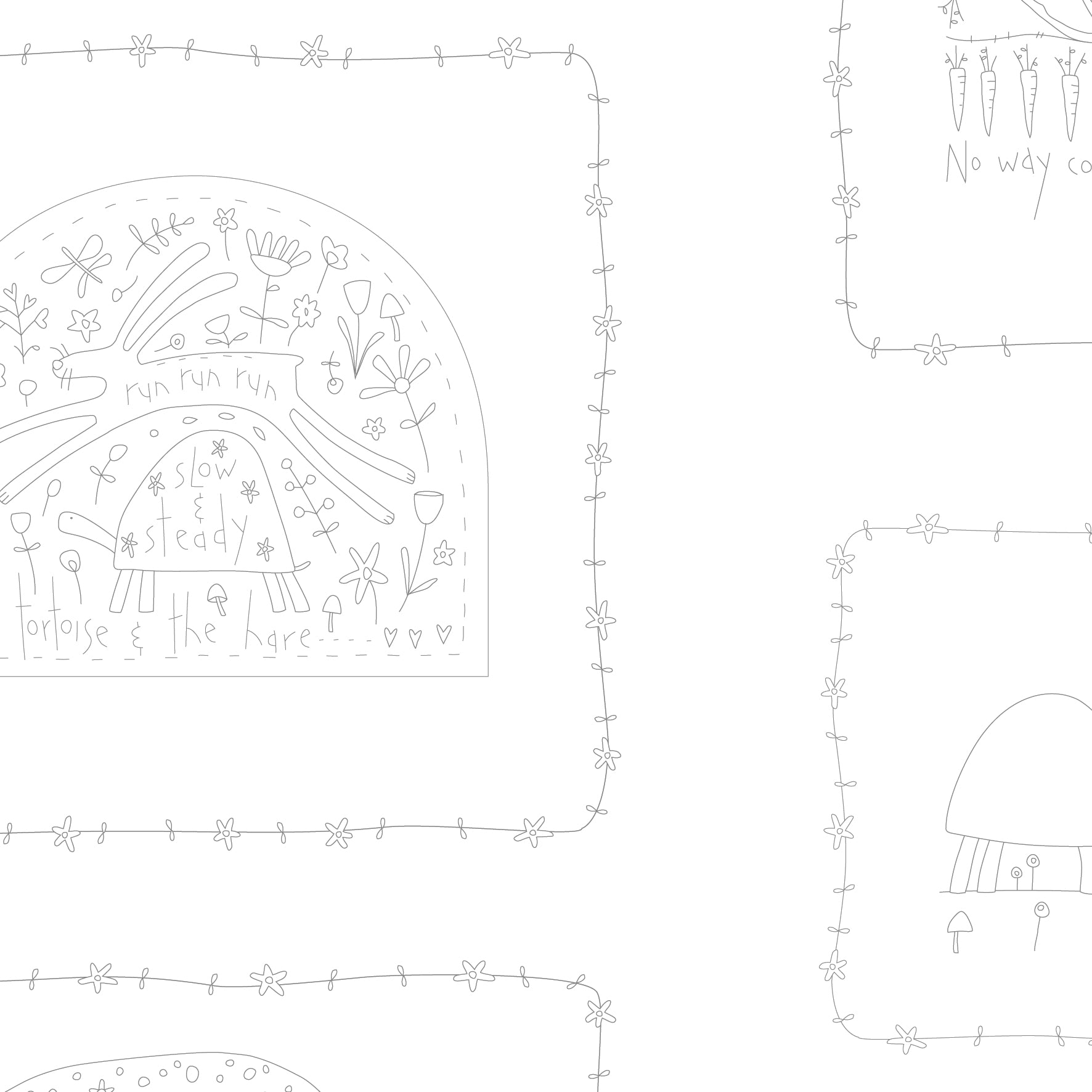 Slow and Steady DV7441 Stitchery Panel Devonstone Collection