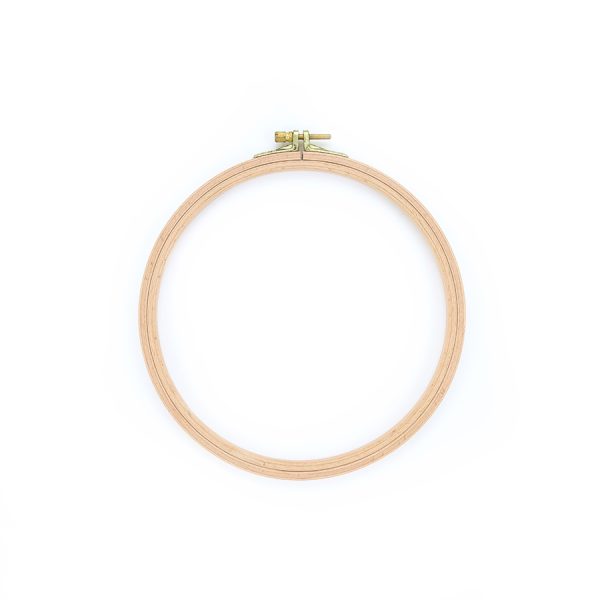 Nurge Embroidery Hoop No. 4 - 190mm– Wooden Screwed 8mm
