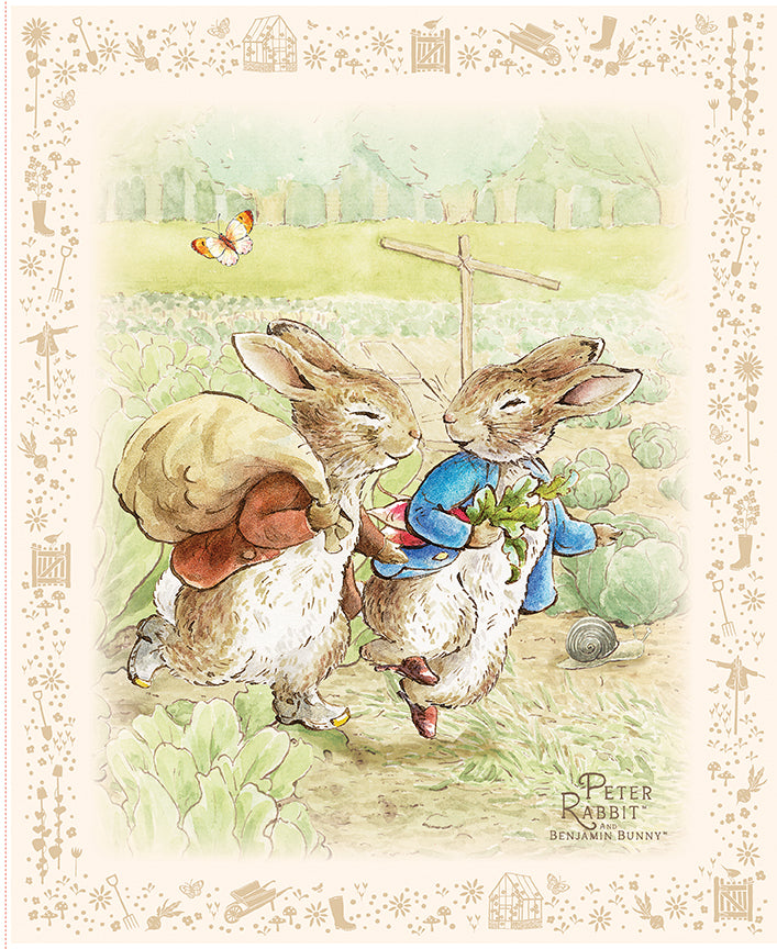 Peter Rabbit™ and Benjamin Bunny™ - Panel