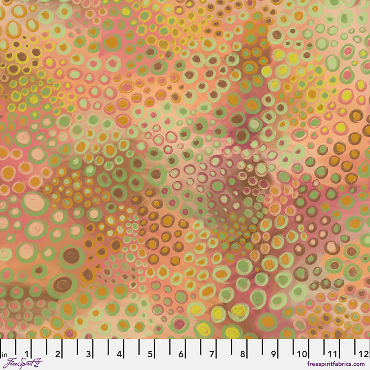 Helen Godden - Birds of a Feather - Pebbles - Sunset -PWHG022.SUNSET - FreeSpirit Fabrics