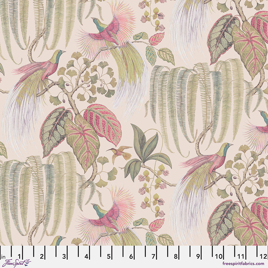 Sanderson - Art of the Garden - Bird of Paradesia - Blush PWSA090.BLUSH FreeSpirit Fabrics