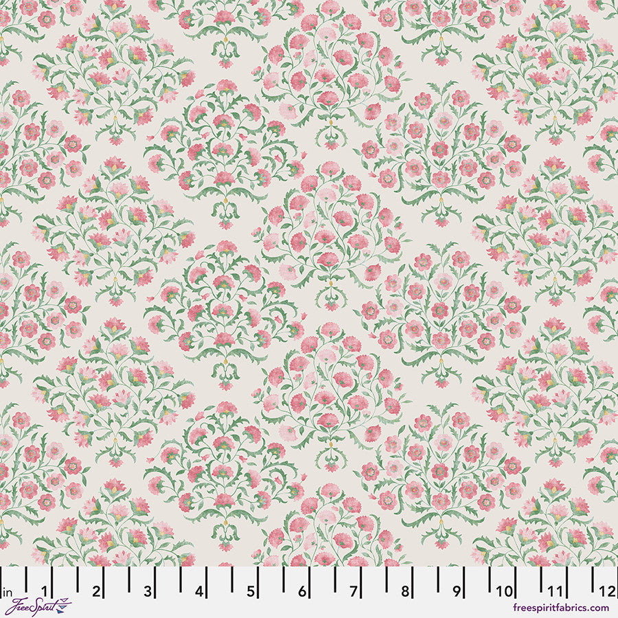 Sanderson - Art of the Garden - SM Ottoman Flowers - Pink PWSA091.PINK FreeSpirit Fabrics