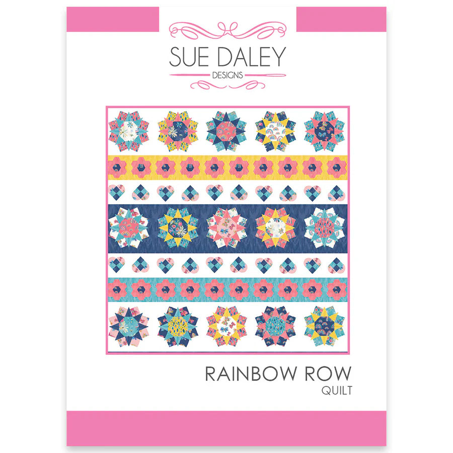 Sue Daley Designs Rainbow Row quilt