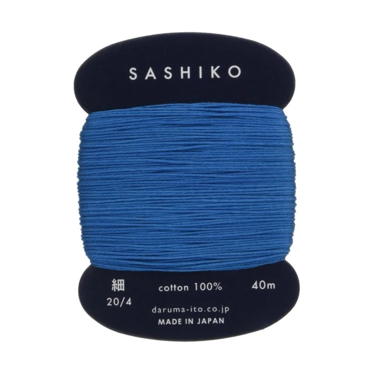 Sashiko Thread 40m 4Ply - Blue 224
