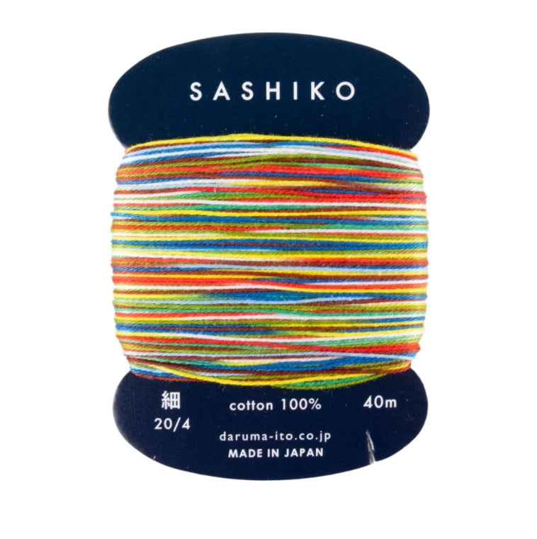 Sashiko Thread Variegated 40m 4Ply - Paper Balloon 501