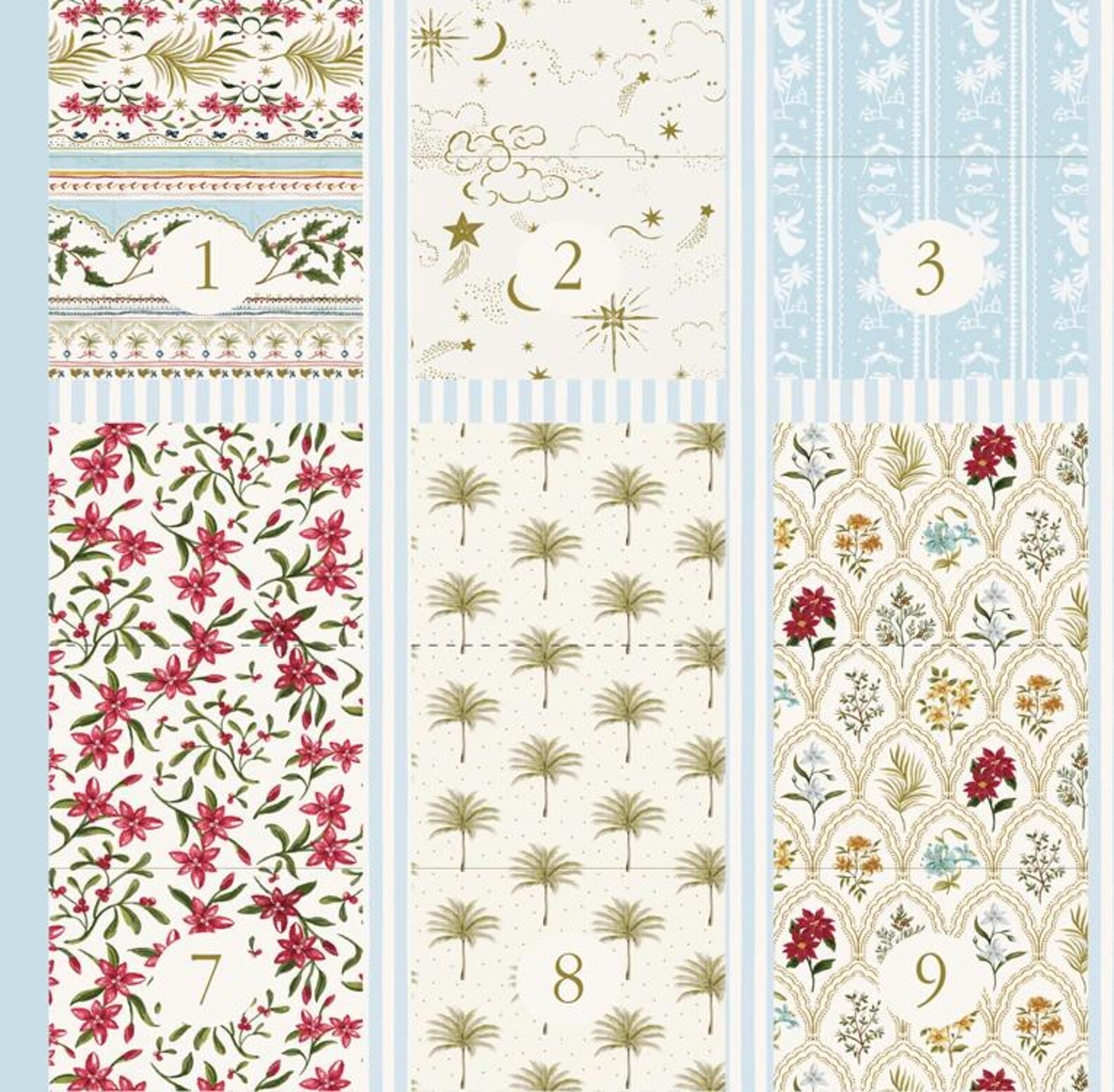 Silent Night Advent Calendar 40058 11 Moda