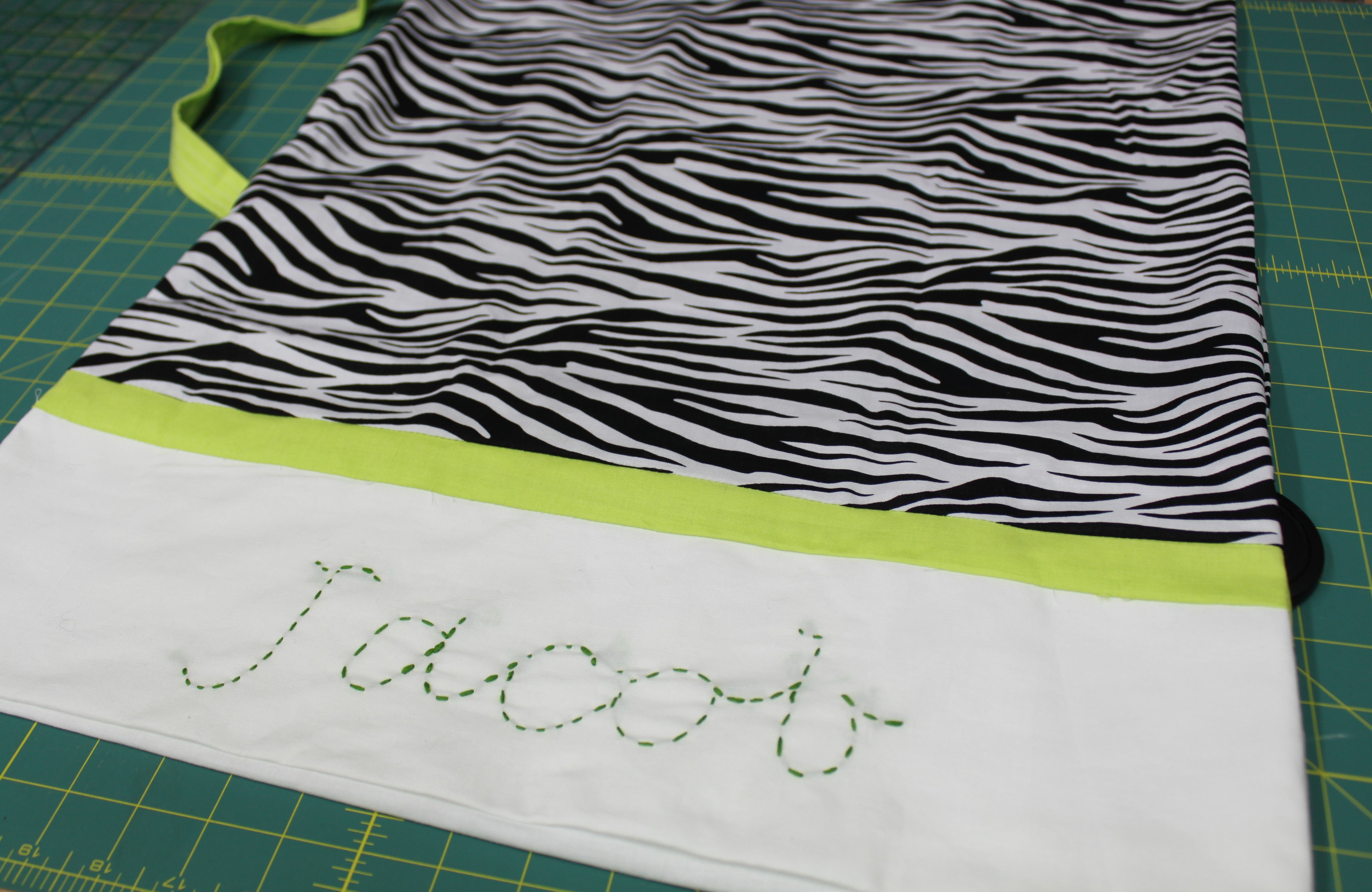 Creative Kids Can Sew Embroidered Pillowcase Class