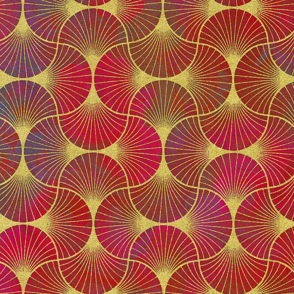 Golden Vibes 22739-105 Garnet by Lara Skinner for Robert Kaufman Fabrics