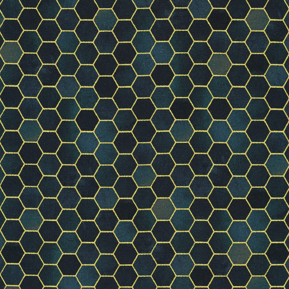 Golden Vibes 22741-181 Onyx by Lara Skinner for Robert Kaufman Fabrics